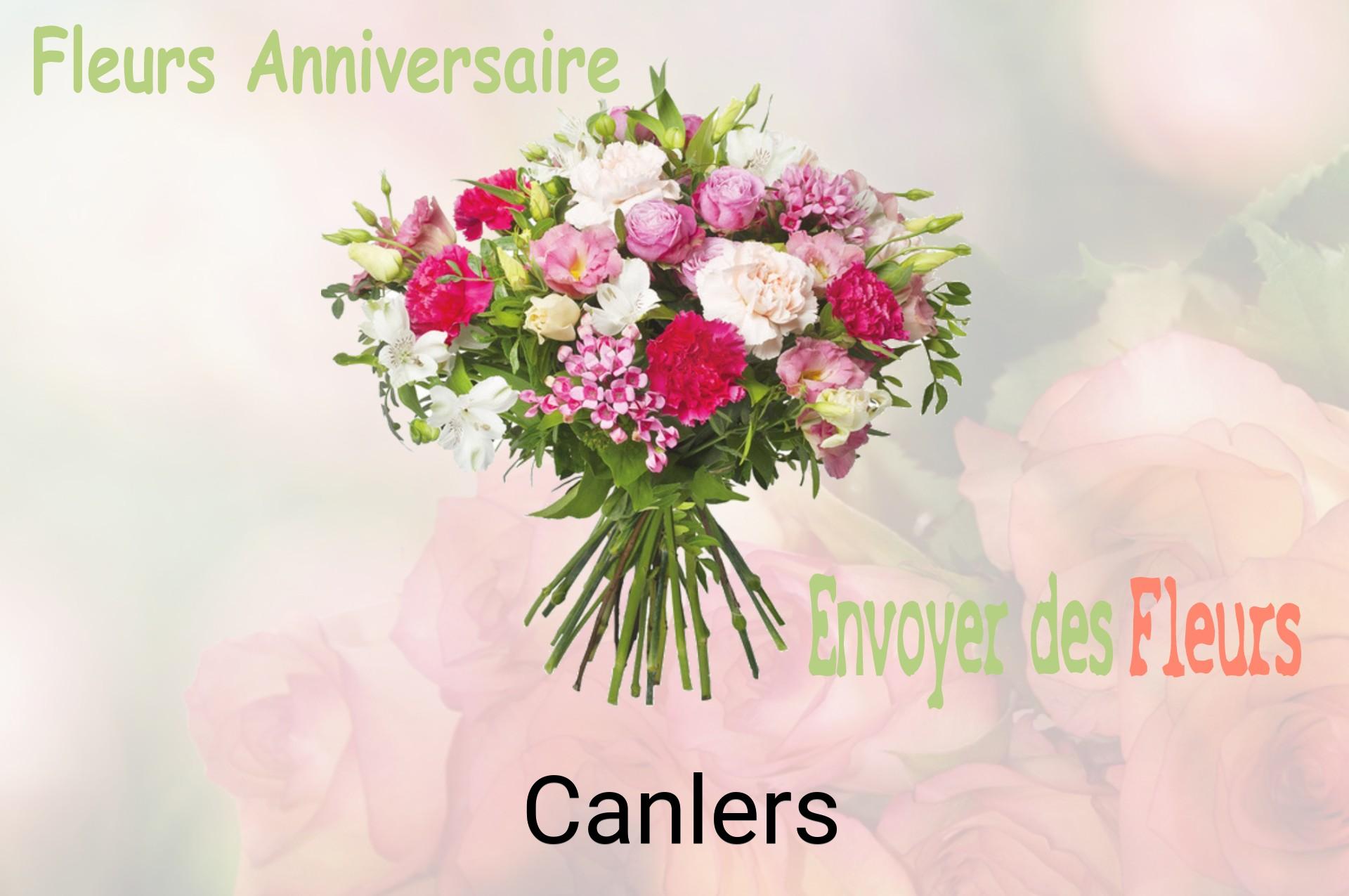 Bouquet de fleurs d’anniversaire livré à Canlers